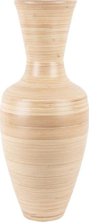 Bambusová vysoká váza v přírodní barvě Neto – PT LIVING. Cvičení
