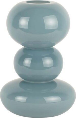 Modrá skleněná váza Bubbles – PT LIVING. Cvičení