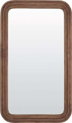 Nástěnné zrcadlo s dřevěným rámem 100x169 cm Florias – Light & Living. Cvičení