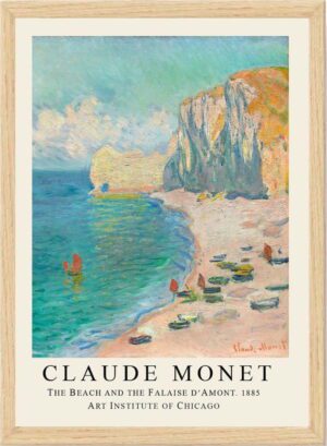 Plakát v rámu 35x45 cm Claude Monet – Wallity. Cvičení