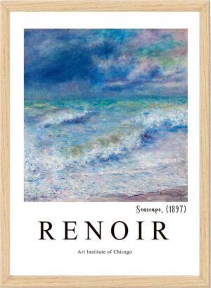 Plakát v rámu 35x45 cm Renoir – Wallity. Cvičení