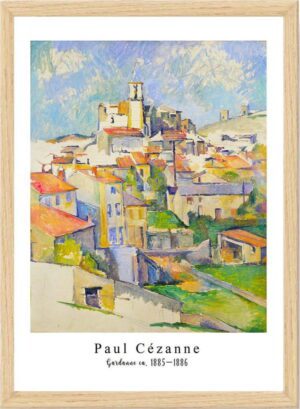 Plakát v rámu 55x75 cm Paul Cézanne – Wallity. Cvičení