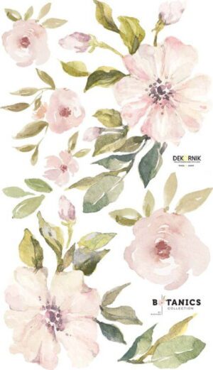 Set nástěnných samolepek Dekornik Botanix Pastel Magnolia L. Cvičení