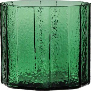 Skleněná ručně vyrobená váza Emerald – Hübsch. Cvičení