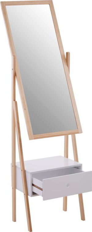 Stojací zrcadlo s dřevěným rámem 45x160 cm Rostok – Premier Housewares. Cvičení