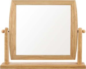 Zrcadlo s dřevěným rámem 33x27 cm – Premier Housewares. Cvičení
