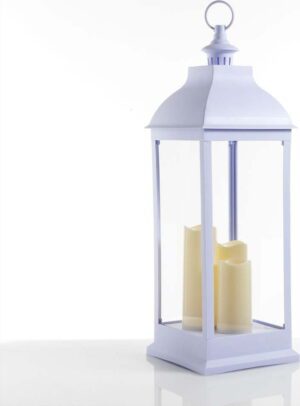 Bílá LED lucerna (výška 71 cm) – Tomasucci. Cvičení