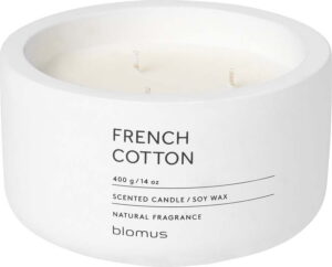 Vonná sojová svíčka doba hoření 25 h Fraga: French Cotton – Blomus. Cvičení