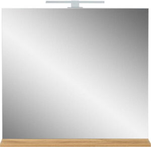 Nástěnné zrcadlo s osvětlením/s poličkou 15x75 cm Menen – Germania. Cvičení