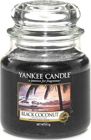 Vonná svíčka doba hoření 65 h Black Coconut – Yankee Candle. Cvičení