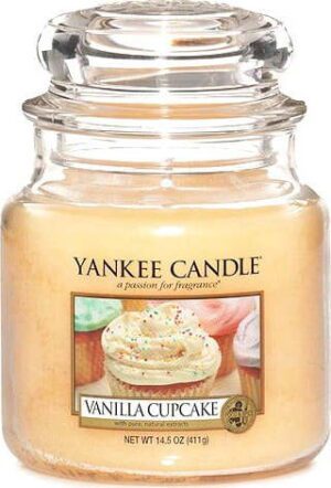 Vonná svíčka doba hoření 65 h Vanilla Cupcake – Yankee Candle. Cvičení