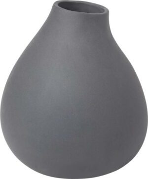 Tmavě šedá porcelánová váza (výška 17 cm) Nona – Blomus. Cvičení