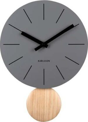 Kyvadlové nástěnné hodiny ø 30 cm Arlo – Karlsson. Cvičení