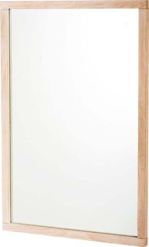 Nástěnné zrcadlo s dřevěným rámem 60x90 cm Lodur – Rowico. Cvičení