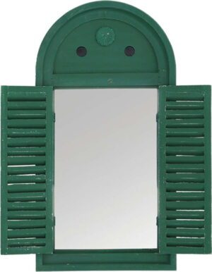 Venkovní zrcadlo s dřevěným rámem 39x75 cm – Esschert Design. Cvičení