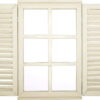 Venkovní zrcadlo s dřevěným rámem 39x59 cm Window – Esschert Design. Cvičení