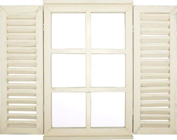 Venkovní zrcadlo s dřevěným rámem 39x59 cm Window – Esschert Design. Cvičení