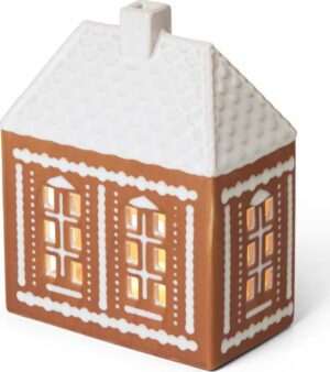 Kameninový svícen na čajovou svíčku Gingerbread Lighthouse – Kähler Design. Cvičení