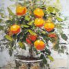 Obraz s ručně malovanými prvky 70x100 cm Oranges – Styler. Cvičení