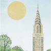 Plakát 30x40 cm Chrysler Building - Travelposter. Cvičení