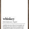 Plakát 50x70 cm Whiskey – Wallity. Cvičení