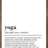 Plakát 50x70 cm Yoga – Wallity. Cvičení