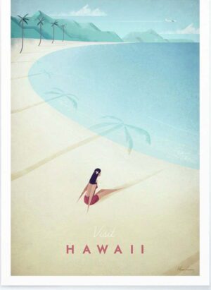 Plakát Travelposter Hawaii