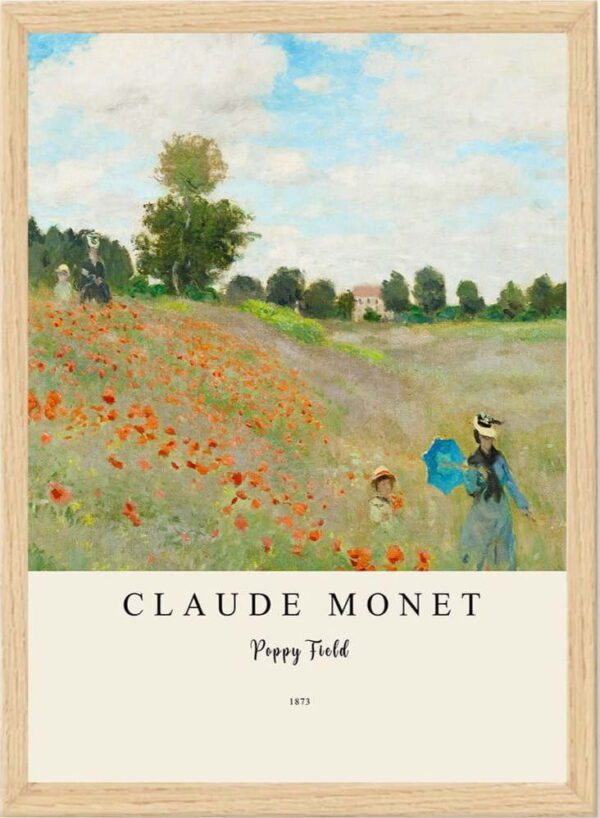 Plakát v rámu 35x45 cm Claude Monet – Wallity. Cvičení