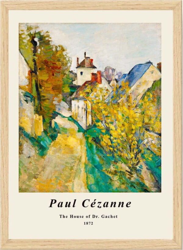 Plakát v rámu 35x45 cm Paul Cézanne – Wallity. Cvičení