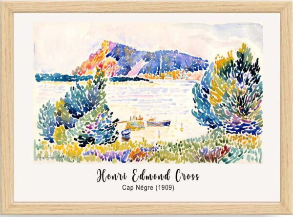 Plakát v rámu 75x55 cm Henri-Edmond Cross – Wallity. Cvičení