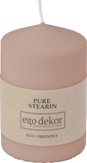 Pudrově růžová svíčka Eco candles by Ego dekor Top