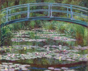 Reprodukce obrazu Claude Monet - The Japanese Footbridge