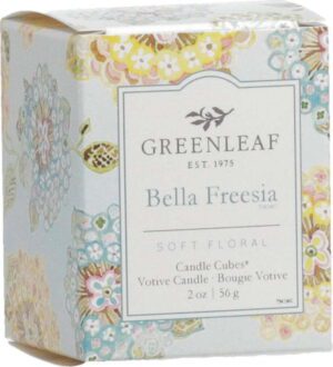 Vonná sojová svíčka doba hoření 15 h Bella Freesia – Greenleaf. Cvičení