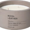 Vonná sojová svíčka doba hoření 25 h Fraga: Royal Leather – Blomus. Cvičení