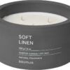 Vonná sojová svíčka doba hoření 25 h Fraga: Soft Linen – Blomus. Cvičení