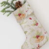 Látková vánoční punčocha Christmas Print Natural – Linen Tales. Cvičení