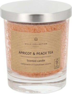 Vonná svíčka doba hoření 40 h Kras: Apricot & Peach Tea – Villa Collection. Cvičení