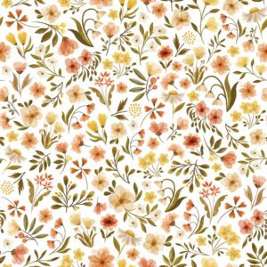 Dětská tapeta 10 m x 50 cm Vintage Flowers – Lilipinso. Cvičení