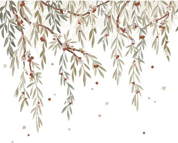 Dětská tapeta 200 cm x 248 cm Eucalyptus Blooming – Lilipinso. Cvičení