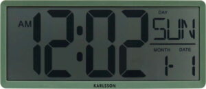 Hodiny Retro LCD – Karlsson. Cvičení