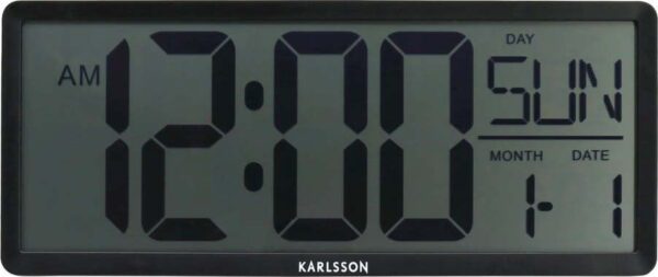 Hodiny Retro LCD – Karlsson. Cvičení