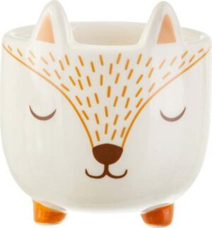 Kamenný obal na květináč ø 7 cm Woodland Fox – Sass & Belle. Cvičení